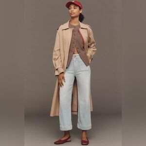 New without tags! The Colette Crop High-Rise Wide-Leg Jeans by Maeve: 26 Petite